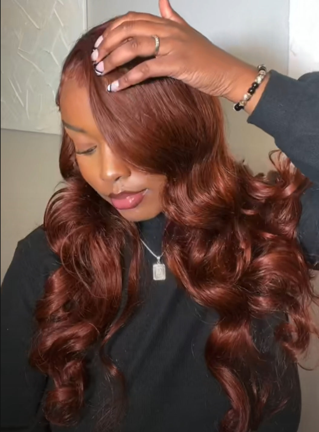 “Ready To Go” Auburn Body Wave Wig