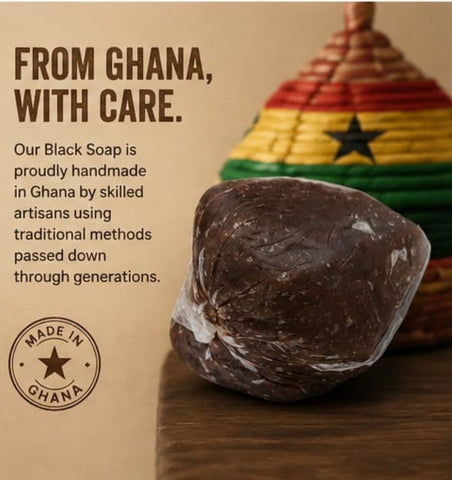 African Black Soap Infused with Honey