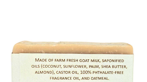 Natural Goat Milk Soap | Exfoliating Scrub | Oatmeal & Honey