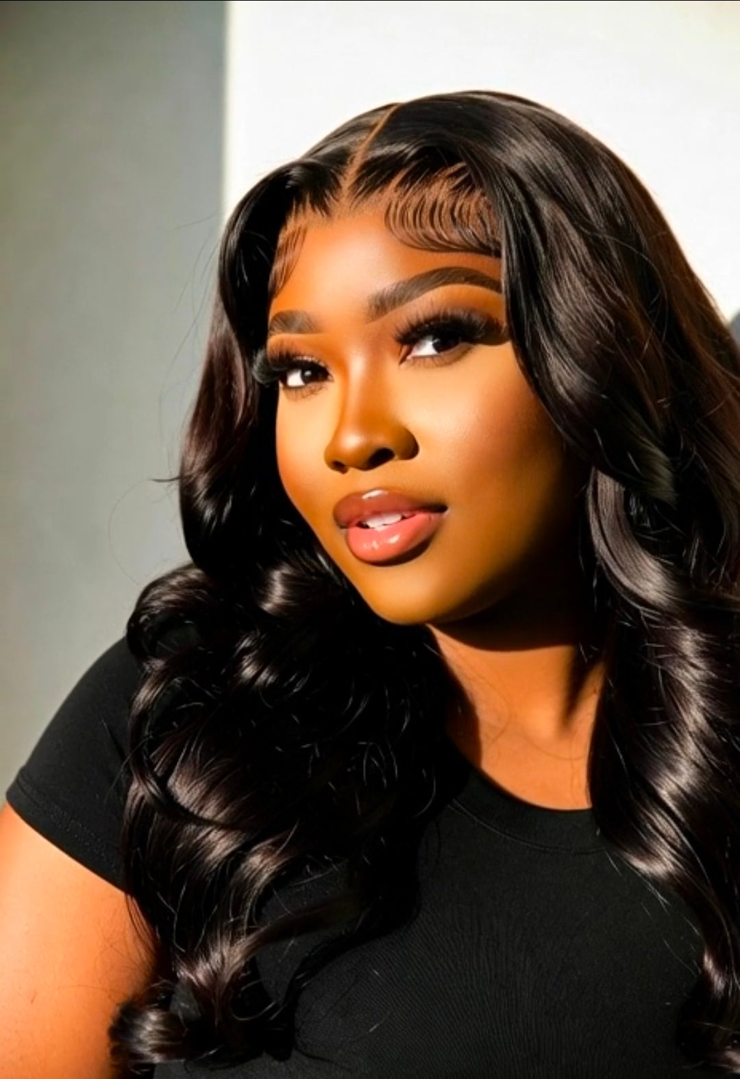 Customized Body Wave Closure Wigs