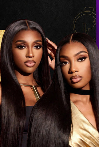 Customized Straight Closure Wigs