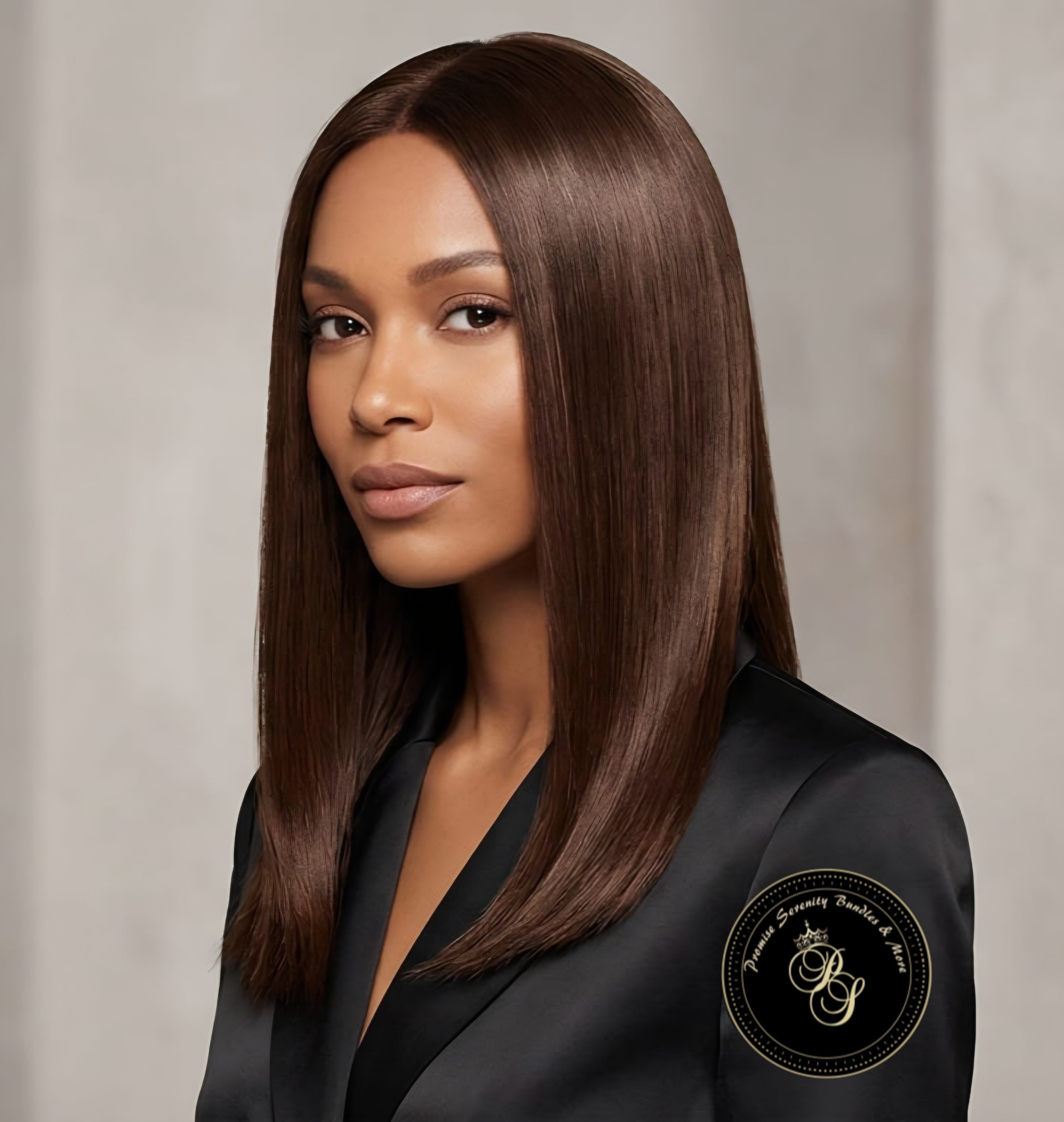2x6 Chocolate Brown Closure Wig