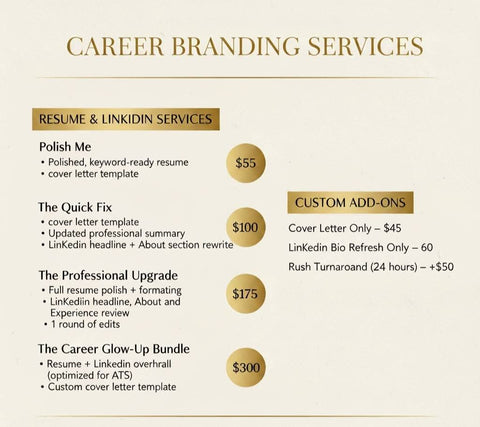 Resume Rewrite/Polish