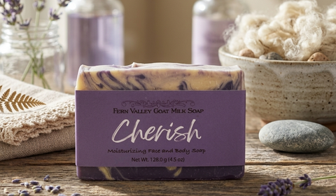 Natural Goat Milk Soap | Cherish - Delightful Sheer Floral Scent